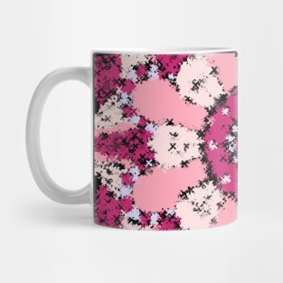 Pencil Strokes of Pink Pastel Mandala Mug